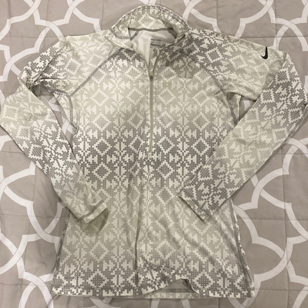 Nike Pro Warm Dri-FIT Fleece-Lined Half-Zip Top